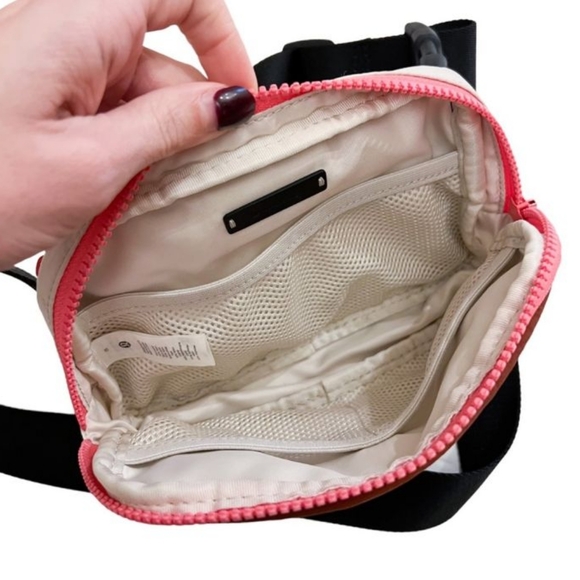 Lululemon Everywhere Belt Bag Dark Terracotta White Opal Crossbody Belt Bag - Picture 12 of 16